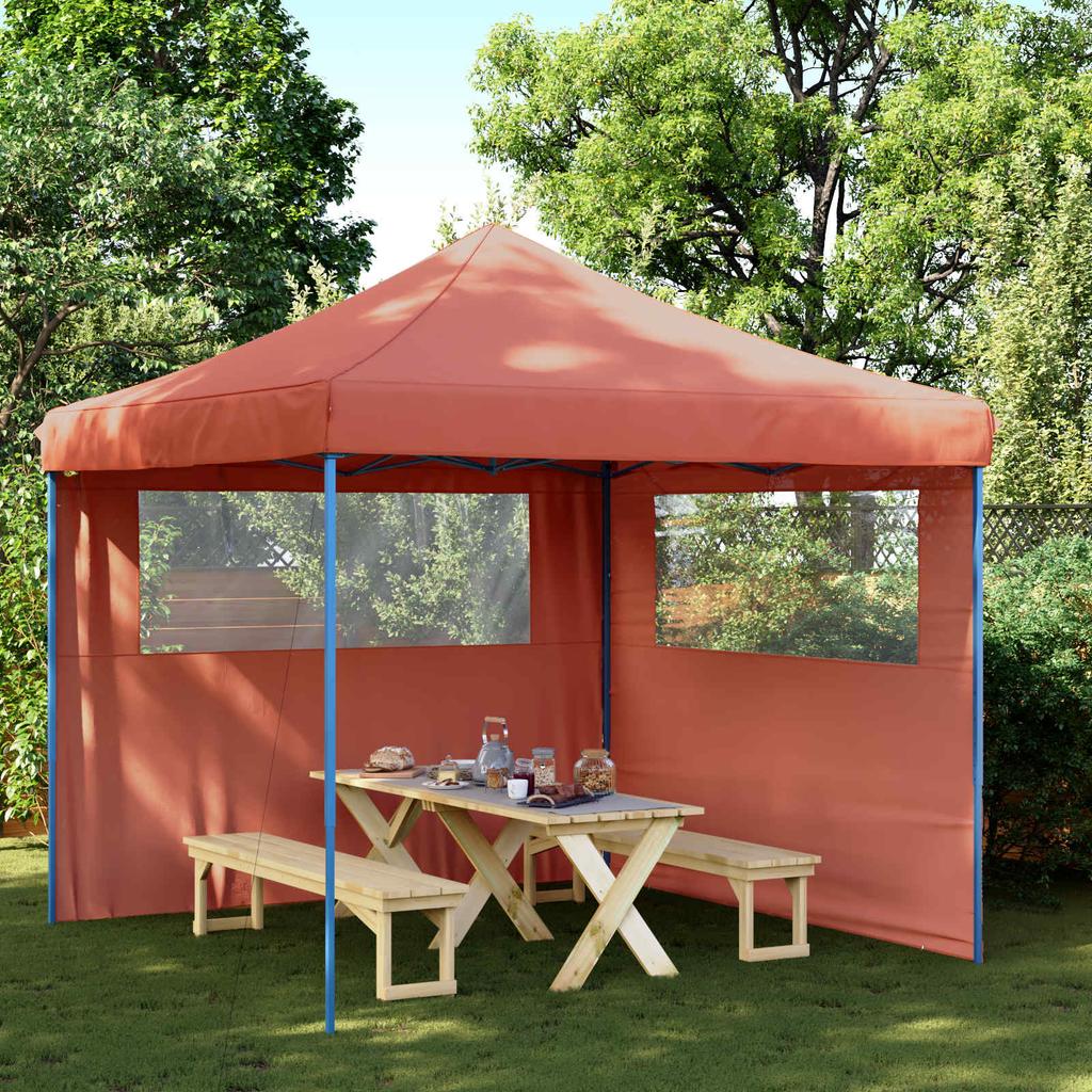 Party Tent Terracotta 292 x 292 x 315 cm Oxford Fabric