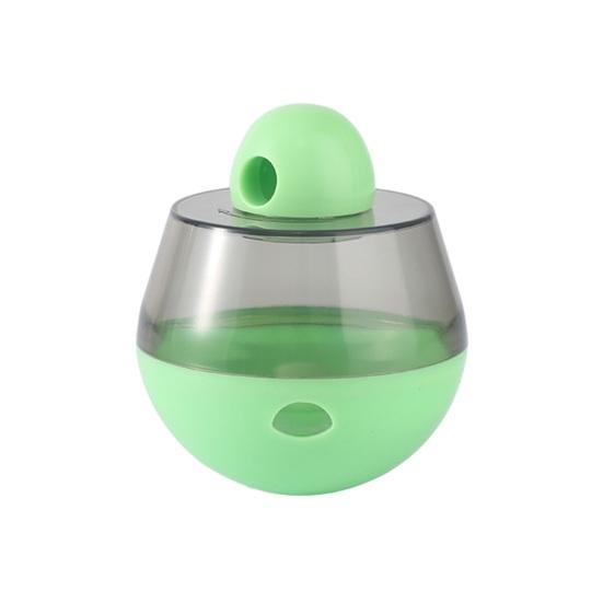 

Интерактивная игрушка-головоломка для раздачи лакомств для собак, катящийся мяч, протекающая еда, медленная кормушка для домашних животных с мультяшной фигуркой для кошек и собак D зелёный