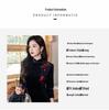 Bei Zhi Yun High-End Black Velvet Embroidered Long Sleeve Cheongsam – Winter 2025