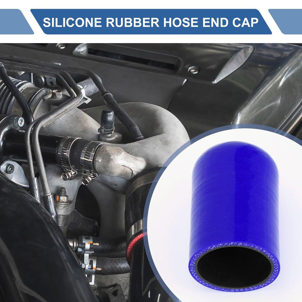 X AUTOHAUX 4 Layer Reinforced Braided Fiber Silicone Cap Plumbing Processing Mecra Plug Mecra