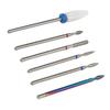 6pcs Nail Cuticle Cleaner Bit Professional Rotary Polishing Nail Drill Cone Bit for Manicure Salon