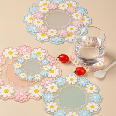 Schattige Madeliefjesbloesem Tafelmat Madeliefje Placemat Dinerbord Geïsoleerde Onderzetters Melkbeker Koffiekopje Onderzetter Isolatie Keuken Placemat