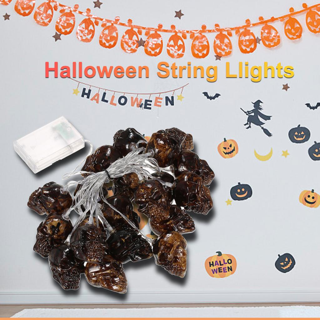 Halloween String Lights Holiday Decorative Lights String Lamp Atmosphere Halloween Decoration Light