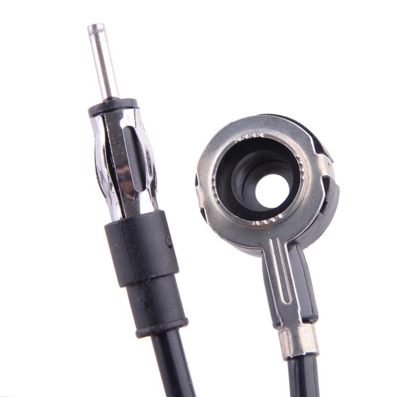 0-180 Degrees Roof Radio Antenna FM AM Signal Aerial Spring Soft Rod Mast Cable Telescopic Extended for Universal Cars Silver