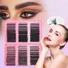 Lightweight Cluster Lash Kit 30D 40D 50D 60D Natural Eyelash Extensions Segmented Volumizing Lashes for Daily Wear Home Use