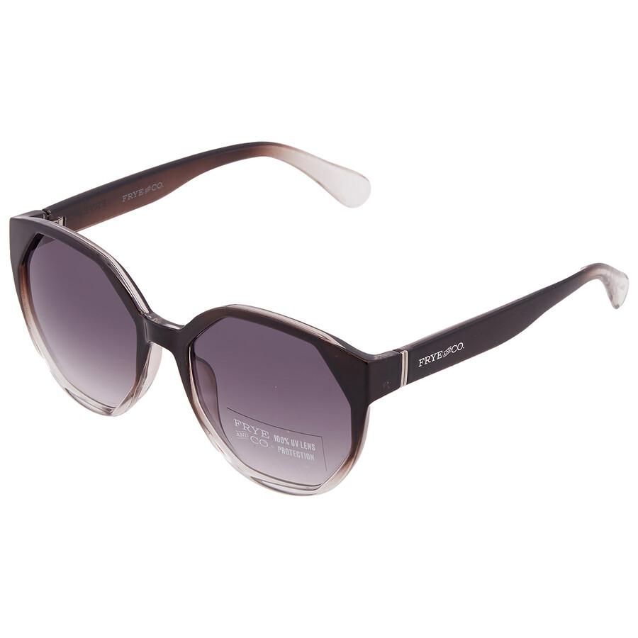 Frye 53311con001 Smoke Oval Ladies Sunglasses 10260337.lts Chrsmk