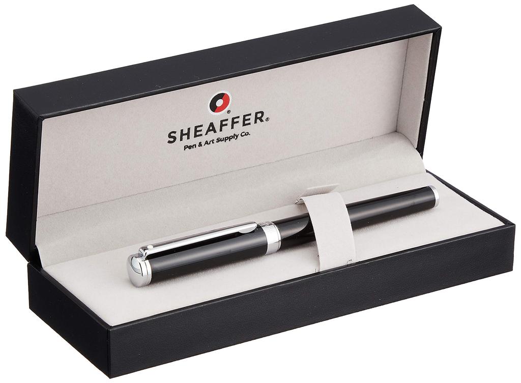Sheaffer Fountain F Fine Onyx Officially Imported ITS9235PN-F Dual-Use Pen, Nib, Black,