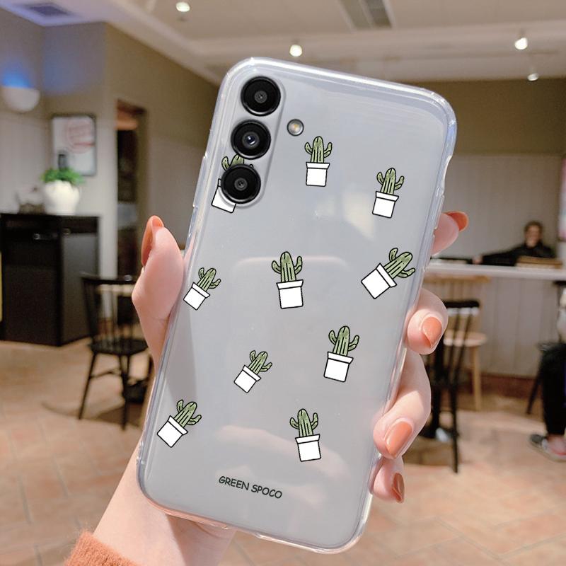 For Samsung A15 5G Case 6.5 Inch Face Cover Soft Silicone Clear TPU Phone Case For Samsung Galaxy A56 A16 A26 A36 Fundas Bumper