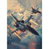 Poster Avioane de Luptă Combate Aeriene Avioane Vintage Decolare Pictură pe Pânză Artă Murală Imagini pentru Sufragerie Decor Acasă