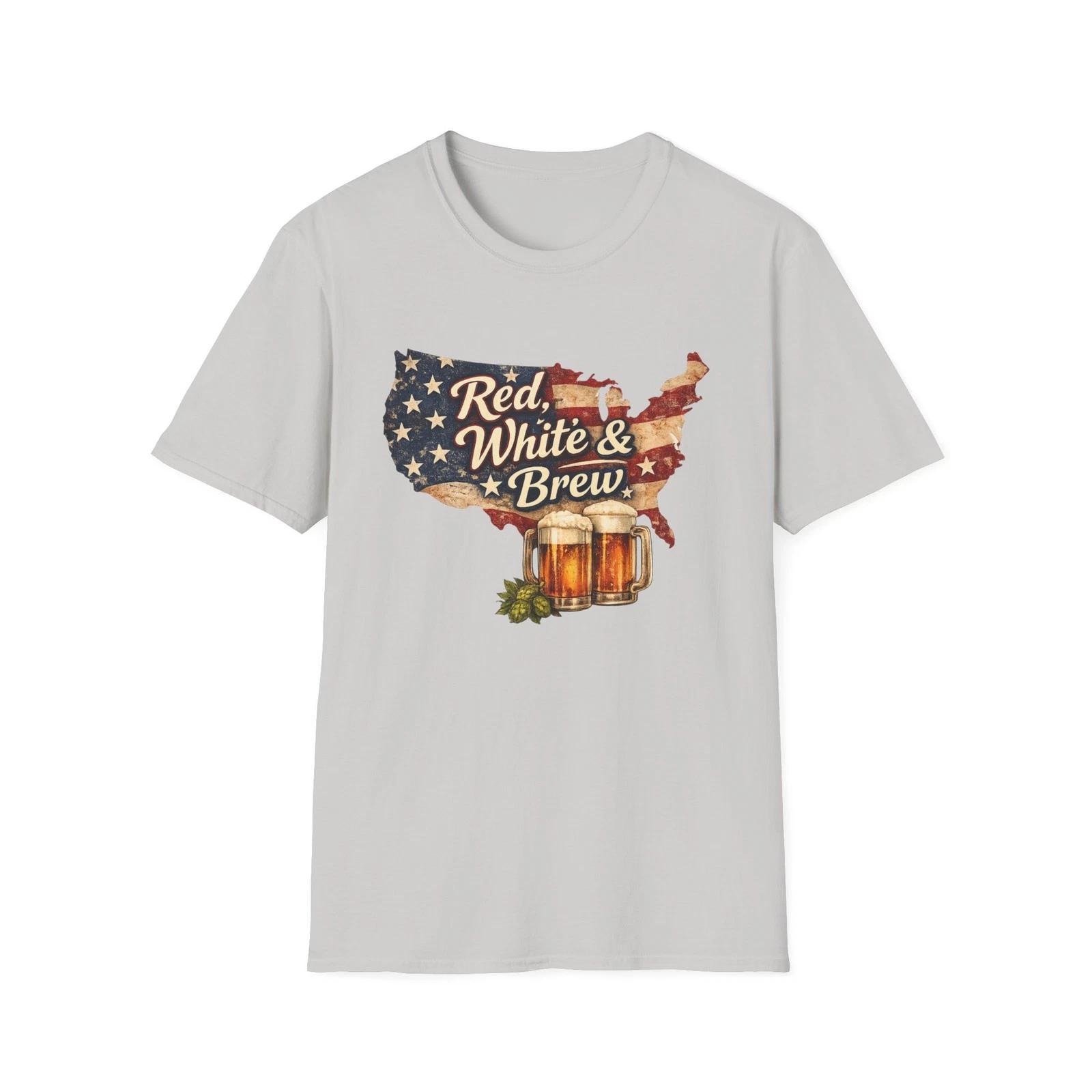 Red, White & Brew Children s Children s T Children s T-shirt | USA Map Flag Beer Graphic 110