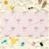 Bow Flower Pink Towel Soft Lightweight Anti-Sand Large Beach Towel Quick-Drying Bath Sports Family