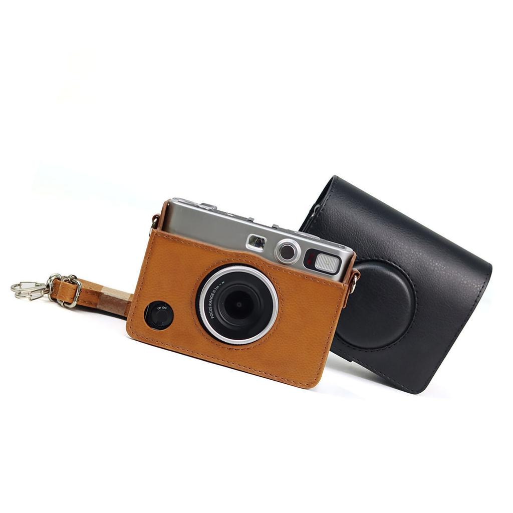 Retro PU Leather Camera Bag Digital Camera Case Photography Leather Case for Instax Mini