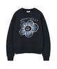 Wacky Willy [25Fw] Women'S Big Lily Graphic Sweatshirt Navy