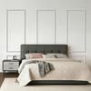 Wall Molding 3 Pack, Wainscoting Panels Kit, Lightweight Paintable Polystyrene, Easy To Install, Waterproof Accent Wide Profile Trim for Interior