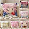 P-Puella Magi Madoka Magica Pillow Case Silky Elegant Comfort Sofa Bed Invisible Zipper
