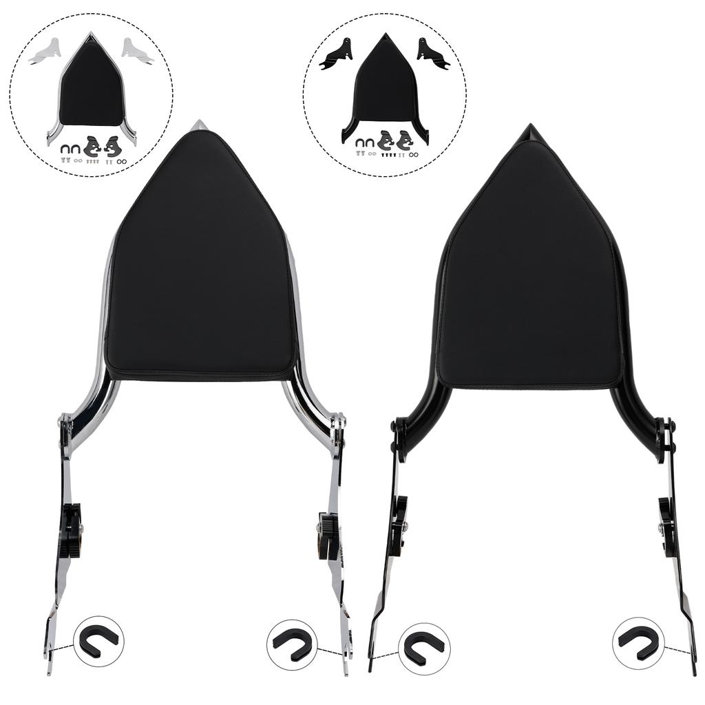 Passenger Sissy Bar Backrest for Harley ROAD KING 2009-2022 STREET GLIDE 2009-2024