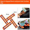 12Pcs U-Shaped Professional Perming Insulation Clip High Temperature Salon Hair Perming Barber Perm Hair Pad Curly Accessory