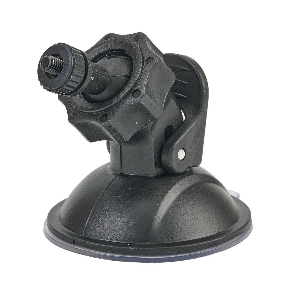 Suction Cup Dash Cam Holder 180 Degrees ABS Adjustable Black Button