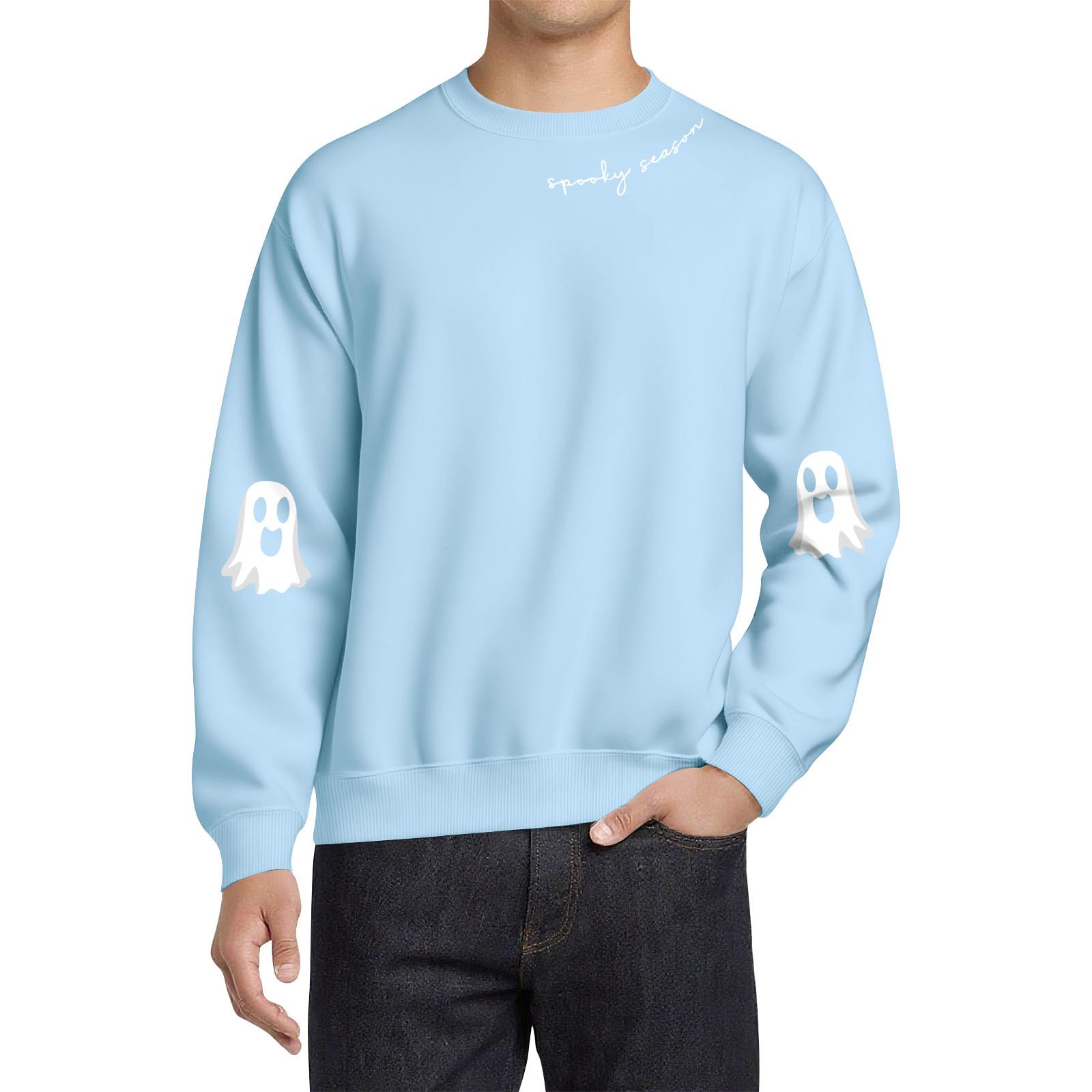 

Мужские топы Мужские толстовки с длинным рукавом Повседневные свободные пуловеры Толстовки L