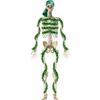 5 Pcs 12 ft Skeleton Accessories St. Patrick's Day Sculptures Giant Skeleton Accessories for Garden Lawn Outdoor St. Patrick's Day Statues Decoration