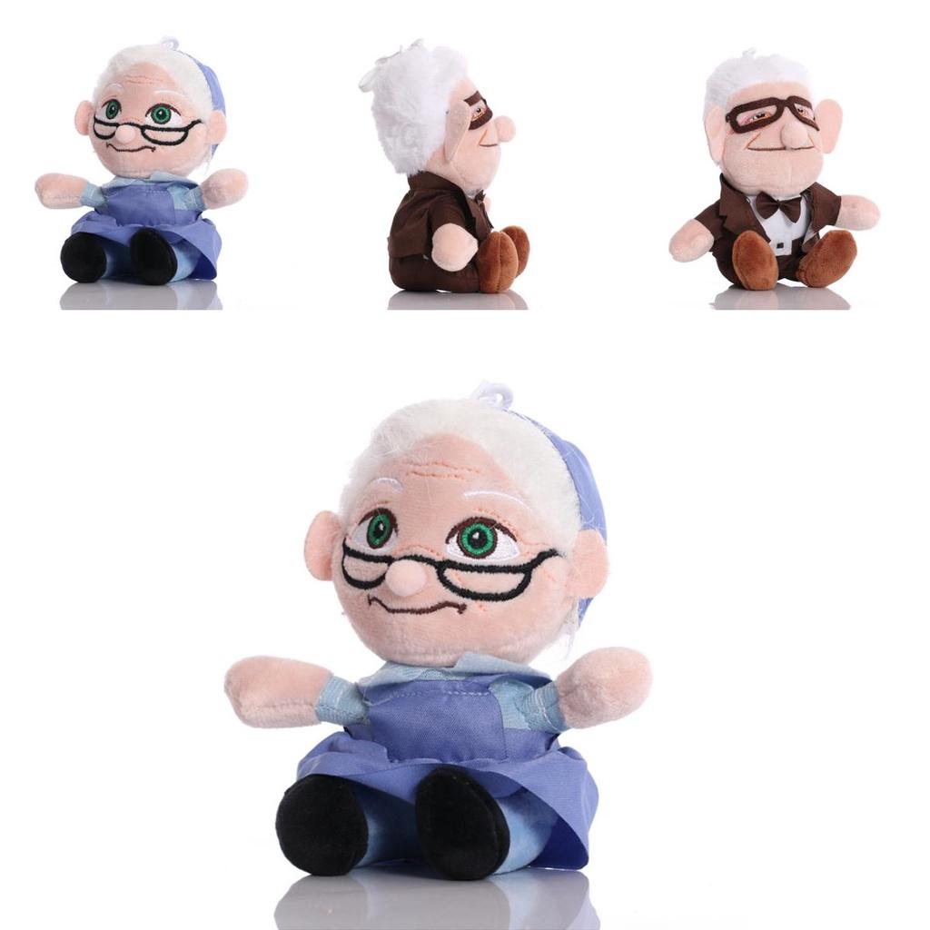 Premium Short Plush Carl Fredricksen Toy For Kids And Adults