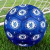Chelsea-FC Logo Indoor Soccer Ball Size 5 Colorful All Ages Machine Stitched PVC Competition Ready Durable High-Bounce