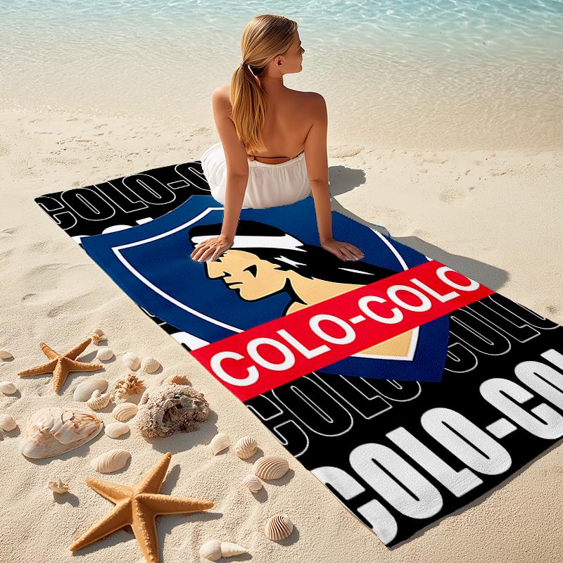 1 Stück Fußballmannschaft (34) Strandtuch, Bequem und Dick, und Schwimm-/Bade-/Picknick-/Campingtuch, Geeignet für Meeresstrand