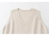 100% Pure Cashmere Women's Sleeveless V-Neck Cardigan, Inner Mongolia Wool Knit Vest