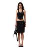 Hilda Jacquard Layered Halter Top [Black]