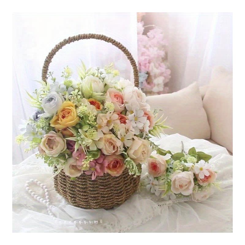 30cm Pink Imitation Rose Peony Flower Decorations Birthday Party Supplies Garden Decorations Spring and Summer Home Decorations