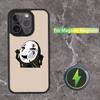 Cartoon H-Hayao M-Miyazaki Phone Case For iPhone 16,15,14,13,12,11,Pro,Max,Plus,Mini,SE Magsafe Magnetic Wireless Charging