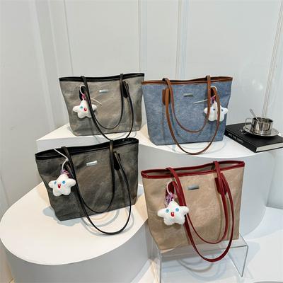 Lässige Tragetasche mit großem Fassungsvermögen für Damen, neue Umhängetasche für Frühling und Sommer, modische Pendlertasche für die Studentenklasse