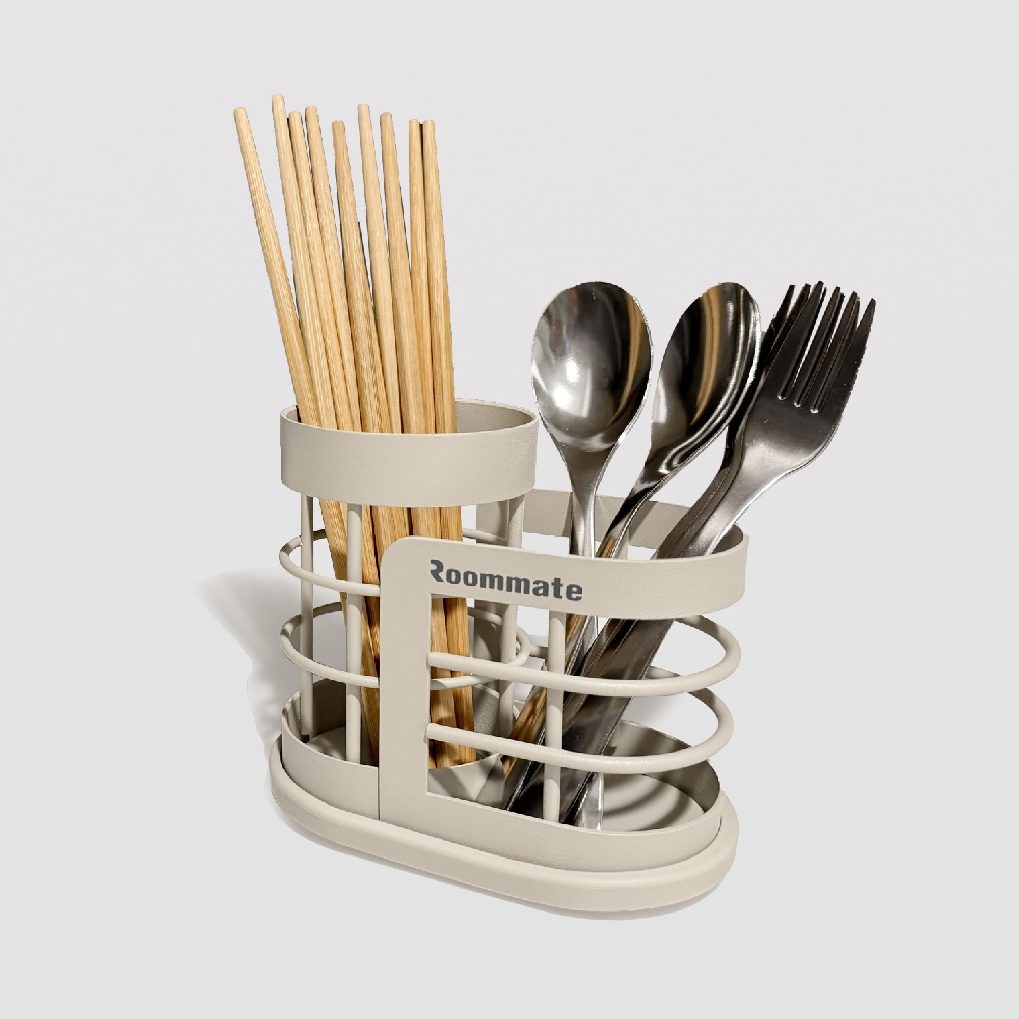 

Roommate Kitchen Chopstick Stylish Drainer Tabletop Kitchen Tool Chopstick Chopstick Utensil Stand Utensil Kitchen Utensil Spoon Holder Holder, бежевый