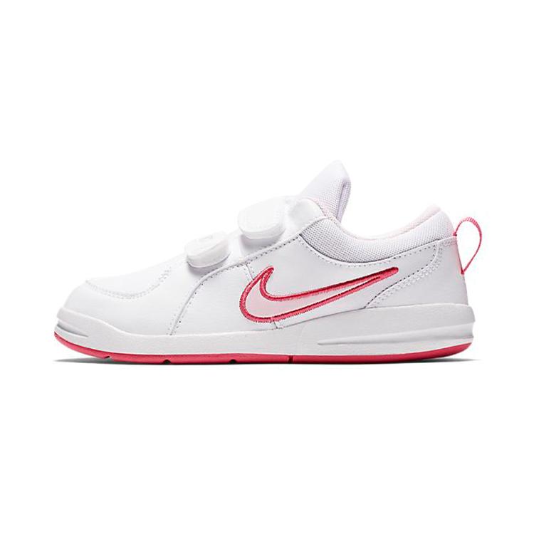 

Nike Pico Slip Resistant Cushioning Abrasion Resistant Breathable Low top Sports Casual Shoes White Red 454477-103 28