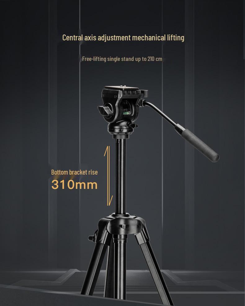 Weifeng WF701 Professional Aluminum Alloy Tripod, 2.1 M, with Hydraulic Damping Head