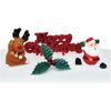 Anniversary House Cheerful Christmas Scene Cake Decorating Kit (Pack of 4)