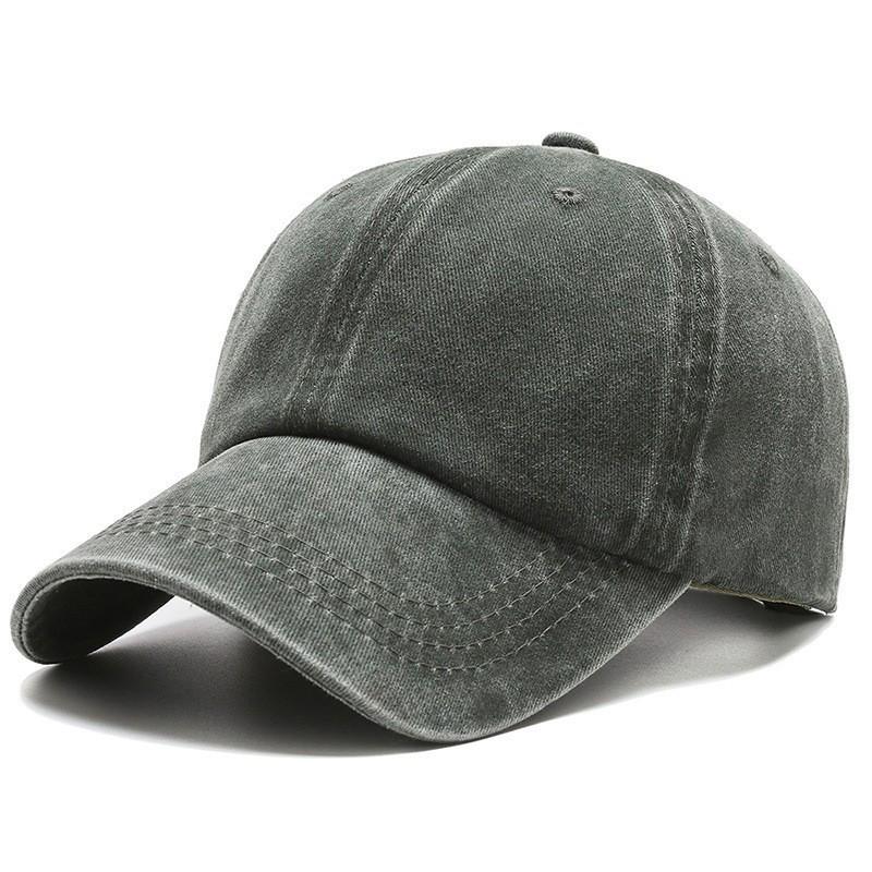 Unisex Classic Retro Washed Baseball Cap: Versatile Sunshade and Duckbill Design for Fashionable Sun Protection