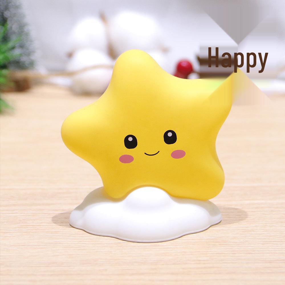 Multi-color USB Silicone Tap Light: Cartoon Kids' Night Light with Induction Sensor