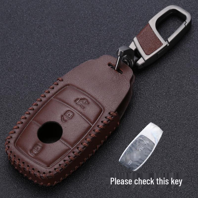 

Чехол для ключа из натуральной кожи Mercedes-Benz E-Class & Maybach