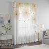 Vintage Firework Style One Piece Starlight Window Curtain Living Room Bedroom Freshen Up Decorative Film Polyester Perfect For Great