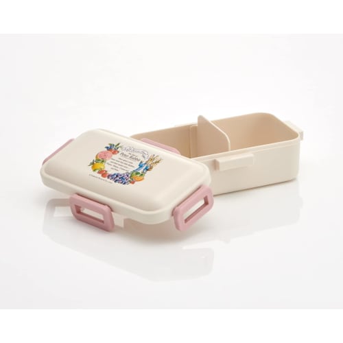 Skater 530ml Single-Tier Lunch Box, Made in Japan, for Women, with a 4-Point Lock for Leak-Resistant Storage, Dishwasher and Microwave Safe, Peter Rab