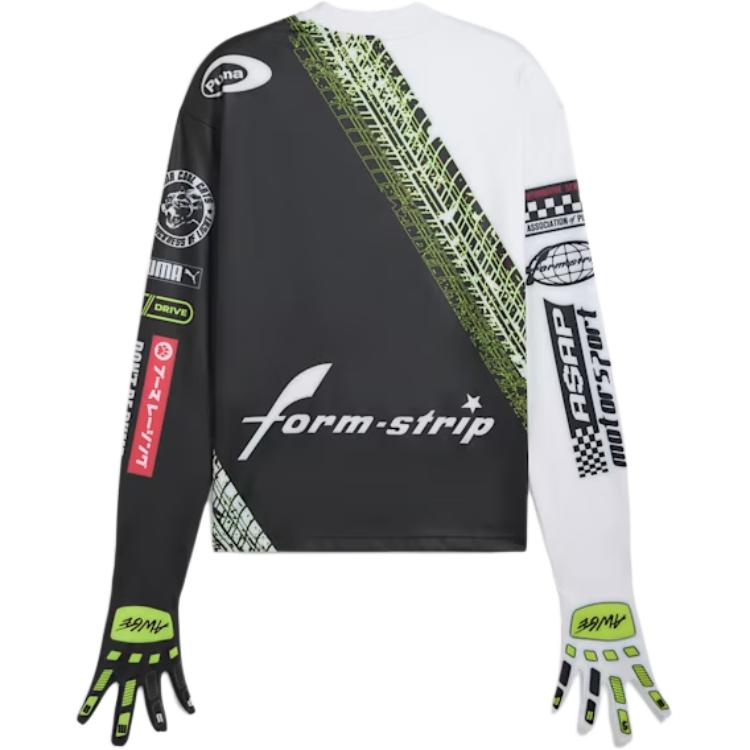 Puma X A$AP ROCKY Tričko s dlouhým rukávem Bílé Unisex Top 631714-02