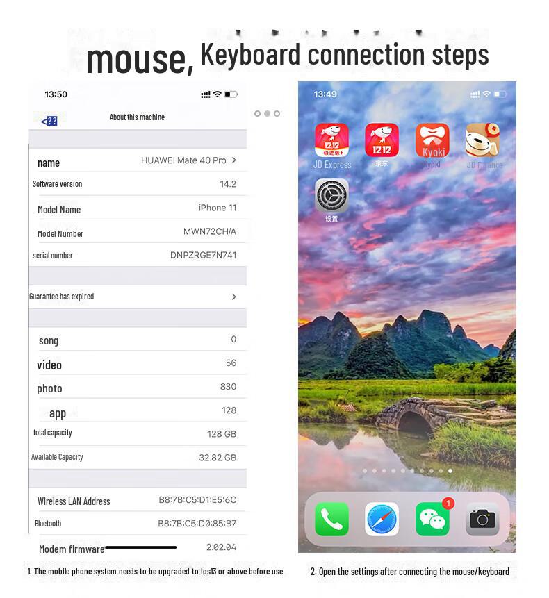 Adaptor Biaz Lightning la USB OTG pentru Dispozitive Apple