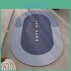Bathroom Water Mat Antislip Absorbent Quick Dry Floor Mat For Toilet Shower Room