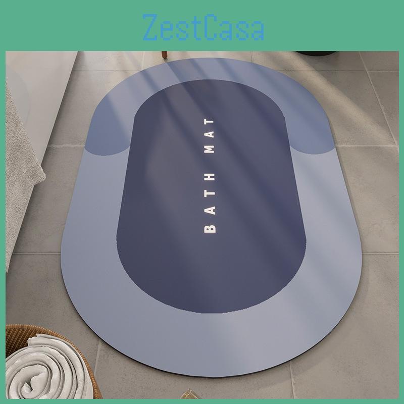 Bathroom Water Mat Antislip Absorbent Quick Dry Floor Mat For Toilet Shower Room
