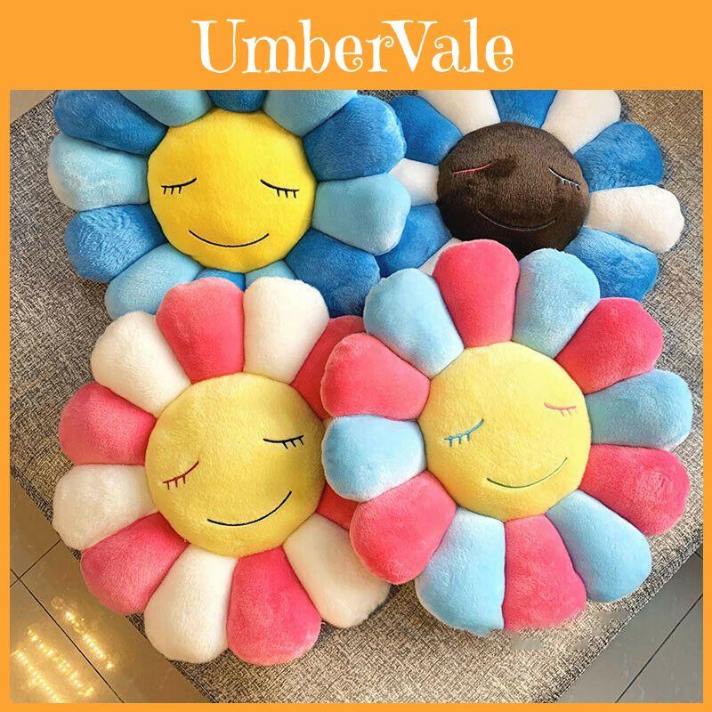 Soft And Comfortable 40cm Takashi Murakami Rainbow Flower Pillow Plush Toy