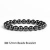 No Magnetic Black Colorful Hematite Bracelet Health Care Hematite Bracelets Women Vigour Natural Stone Bracelet Jewelry Pulsera
