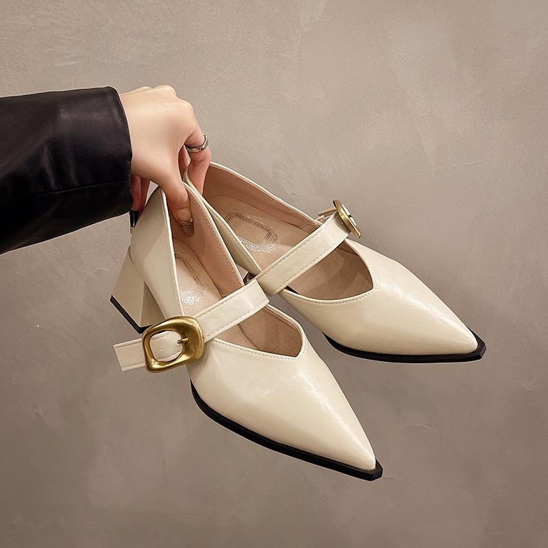 Fashion Women Pointed Toe Pumps New Fashion Designer High Heels Shoes Party Plus Big Size High Heels Shoes for Women Mary Jane Shoes