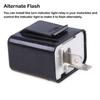 Motorcycle LED Flashers Adjustable Square Flashing Accessory Signal Indicator Waterproof Blinker Orange Parts Black