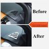 Compatible with Nissan Kicks 2017 2018 2019-2021 ABS Air Conditioning Outlet Vent Cover Trim Interior Frame Stickers Car Styling Accessories(Carbon
